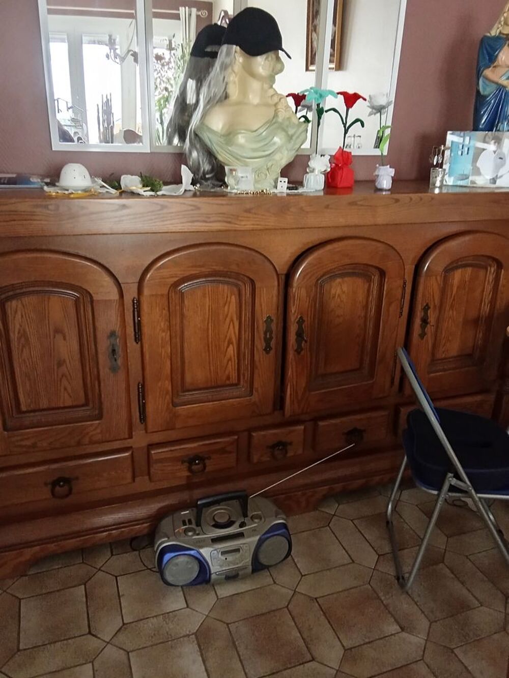 Salle &agrave; manger enti&egrave;re chene Meubles