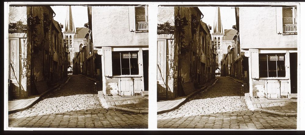 Boite 7 Vues Positifs St&eacute;r&eacute;os 6X13, Nemours, Seine-et-Marne 