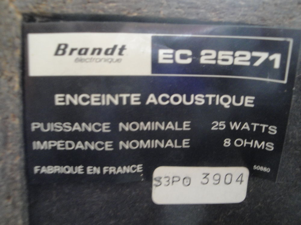 enceintes acoustiques Audio et hifi