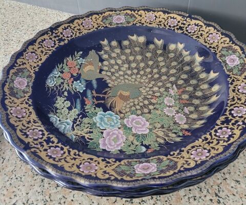 Lot  de 17 d'assiettes à motif 60 Lunel (34)