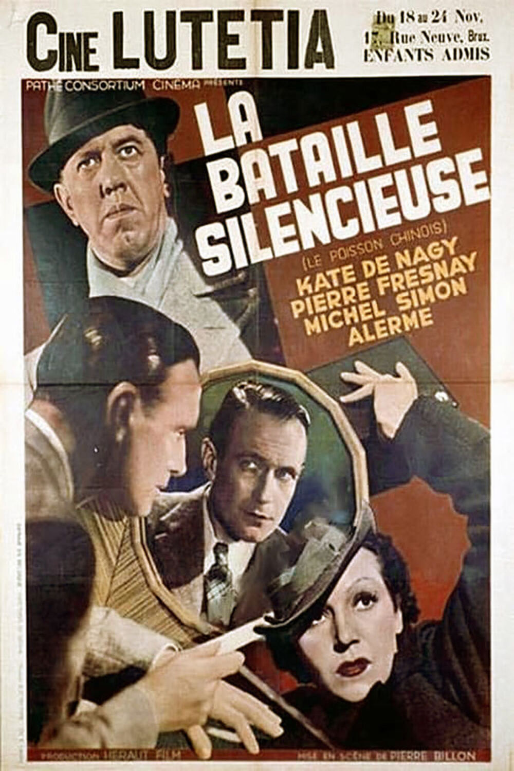 LA BATAILLE SILENCIEUSE avec michel simon DVD et blu-ray