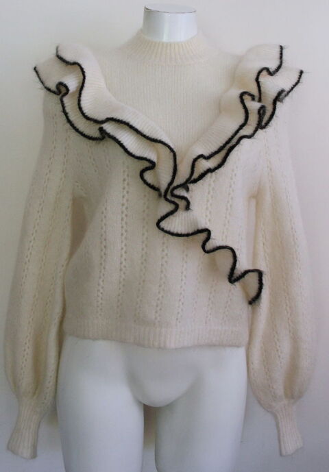 Pull � volants mohair SEZANE T.S 80 Issy-les-Moulineaux (92)