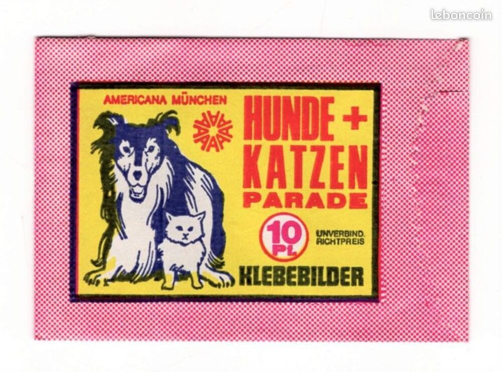 Pochette Hunde und Katzen (Chiens et chats) - Americana 1971 