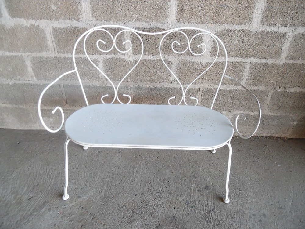 BANQUETTE FER FORGE Jardin