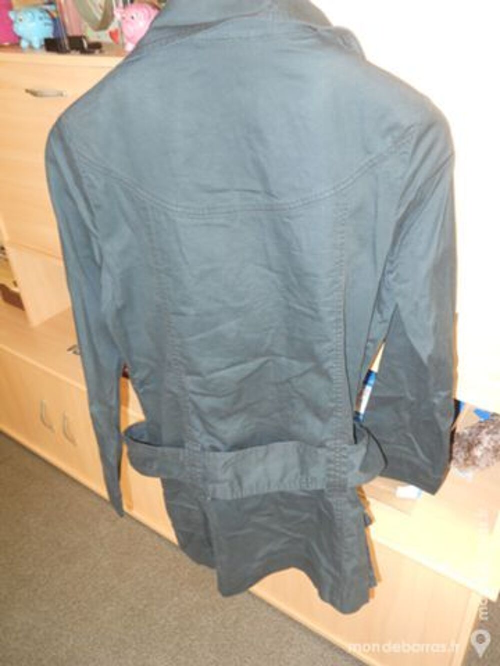 Trench noir T12 ans Vêtements enfants