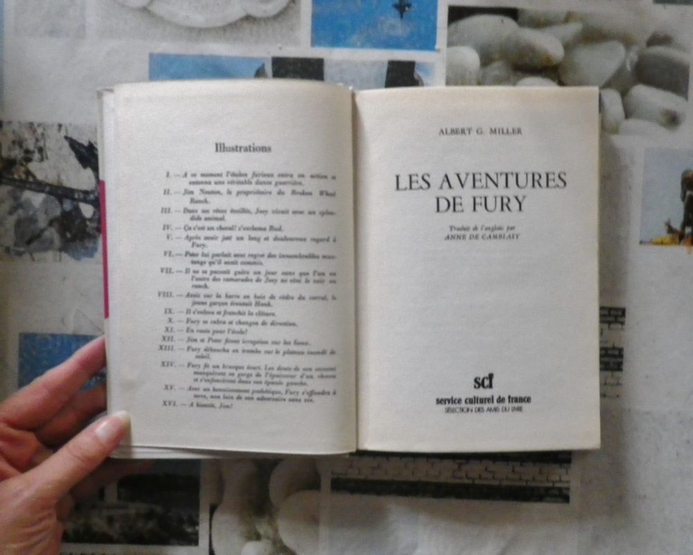 LES AVENTURES DE FURY de A.G.MILLER Ed. SCF 1959 Livres et BD