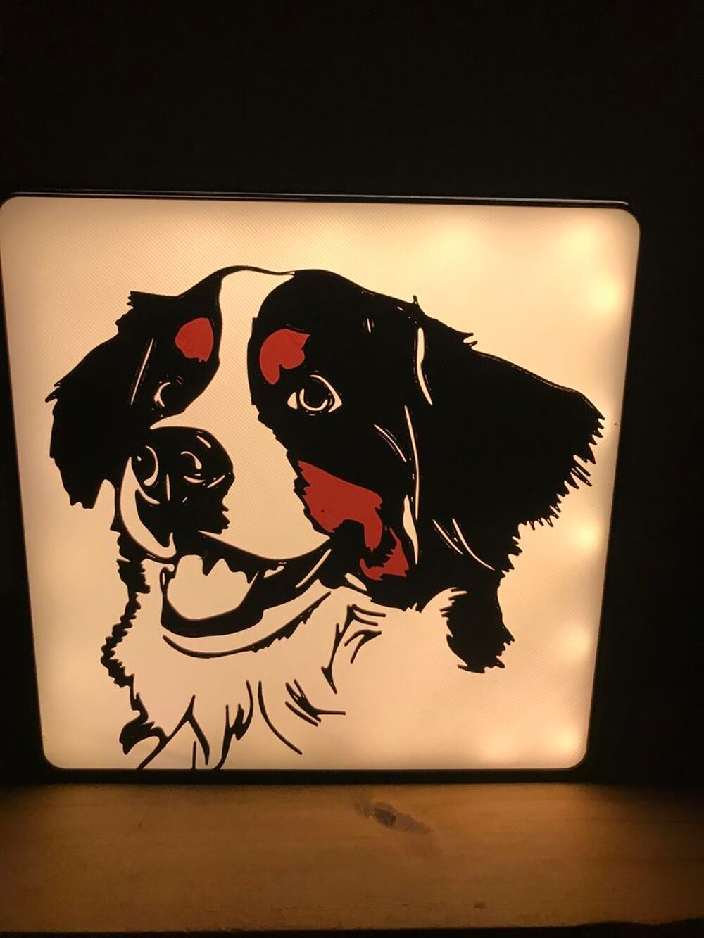 Lampe BOUVIER BERNOIS &eacute;clairage leds &agrave; piles Décoration