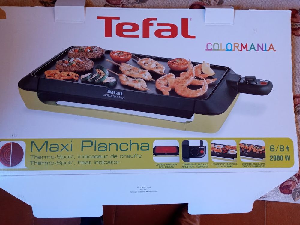 Tefal Plancha Colormania Electrique 2000w Electroménager