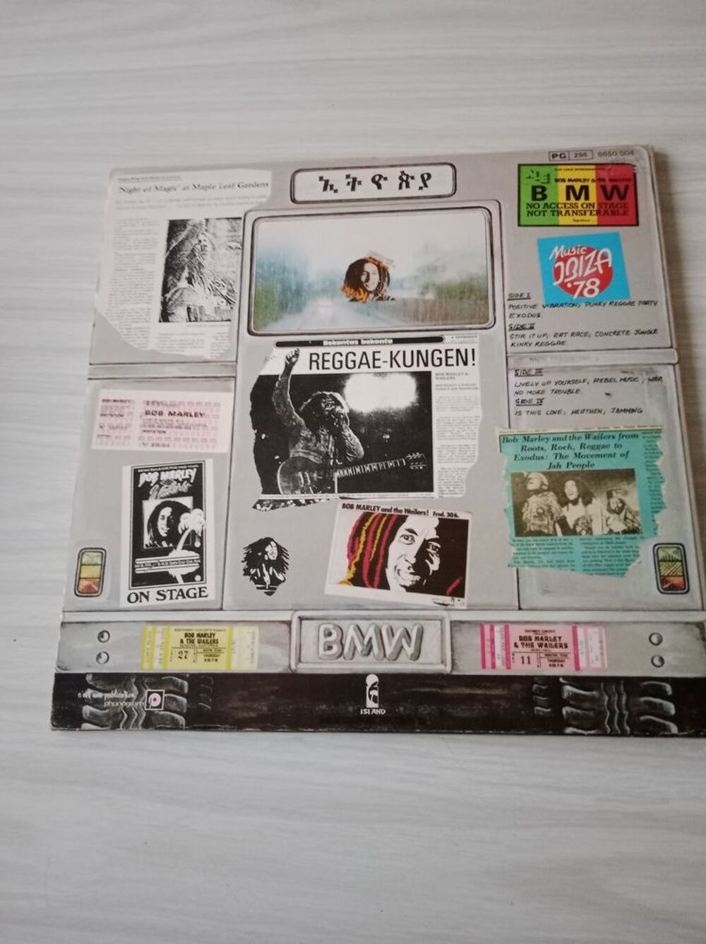 DOUBLE 33 TOURS BOB MARLEY Babylon by bus - ORIGINAL CD et vinyles