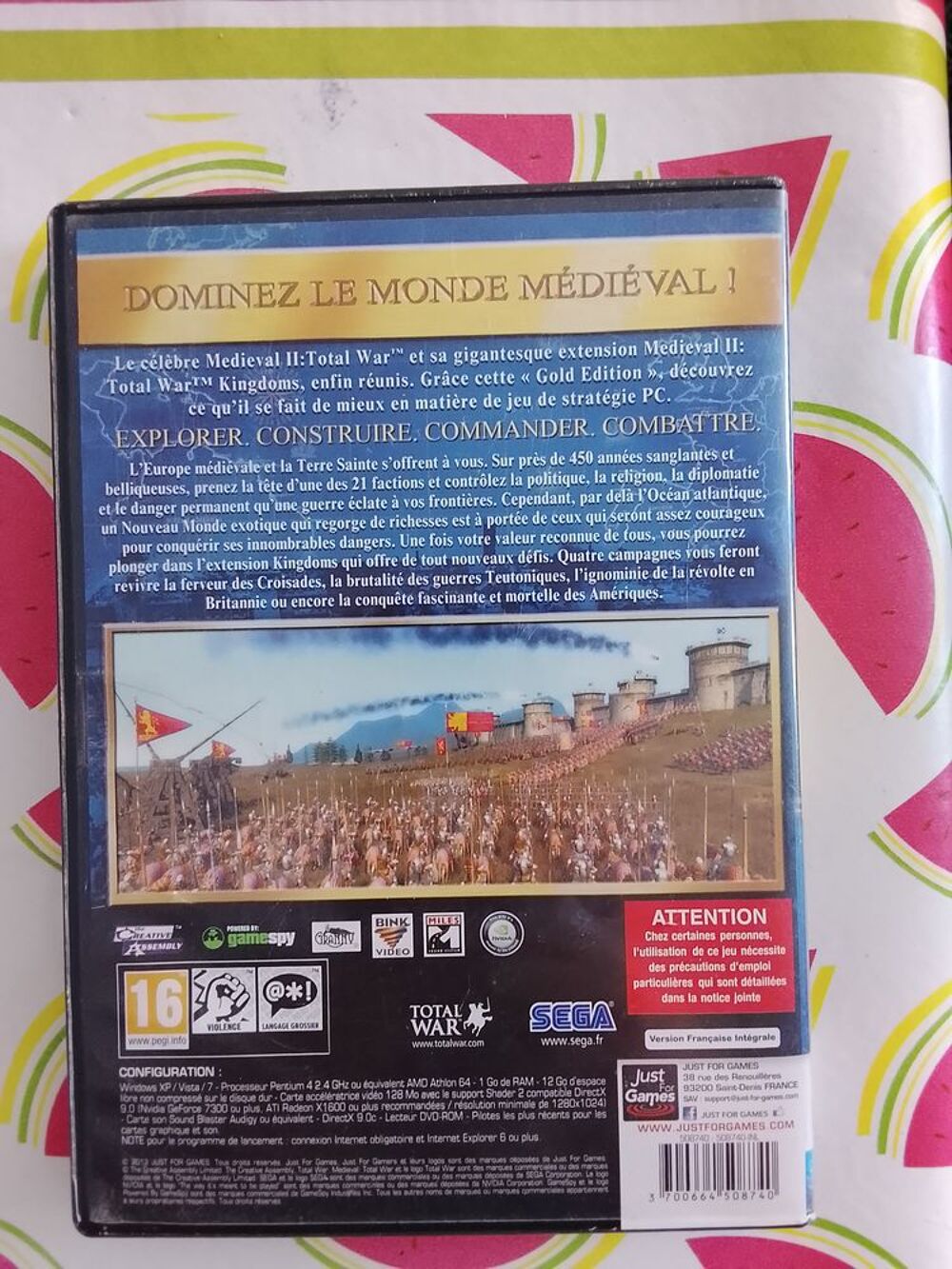 Medieval 2 Total War (+ extensions) Consoles et jeux vidéos