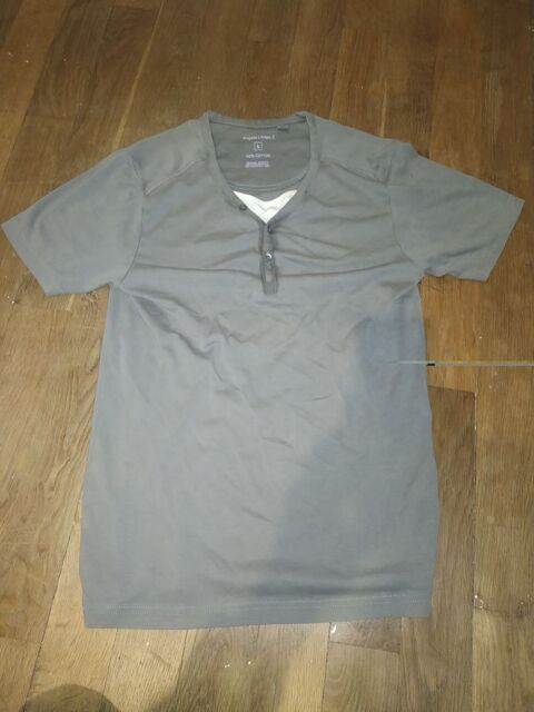 T-shirt gris ANGELO LITTRICO (Taille L) 2 Brillon-en-Barrois (55)