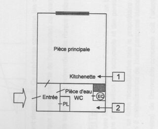  Appartement � louer 1 pi�ce 31 m�