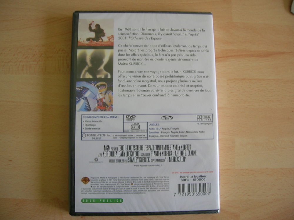 DVD L'ODYSEE DE L'ESPACE DVD et blu-ray