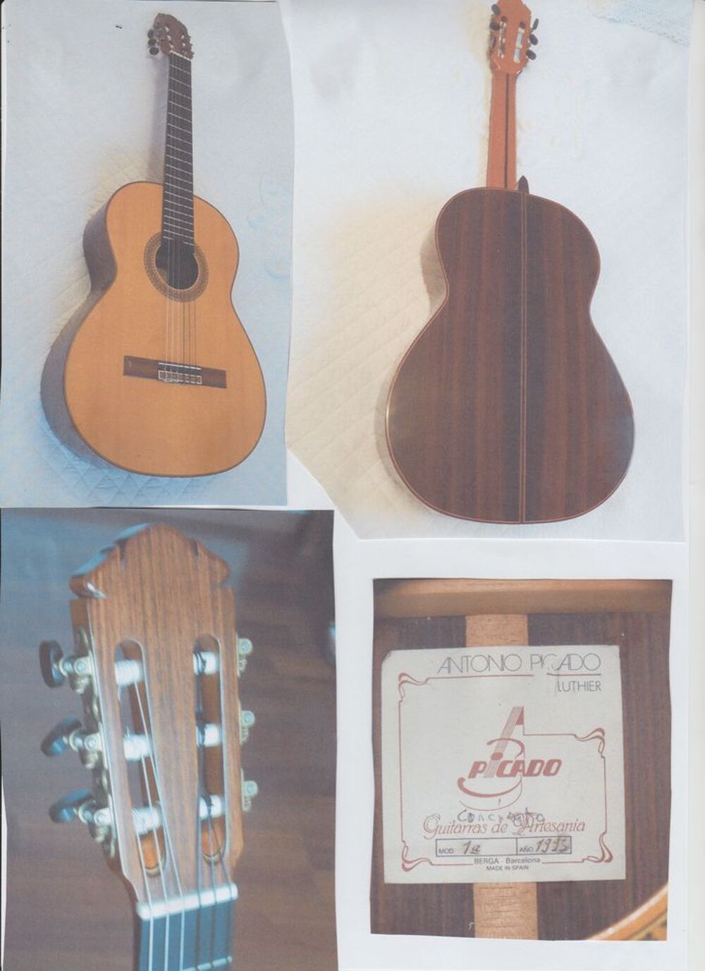 CEDE MA COLLECTION DE 2 GUITARES CLASSIQUES/CONCERT Instruments de musique