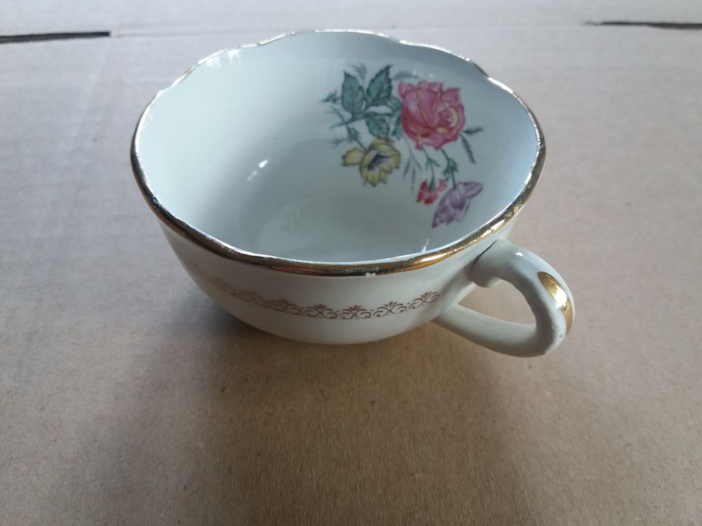 ENSEMBLE 12 TASSES A CAFE ET SUCRIER " DIGOIN SARGUEMINE " Décoration