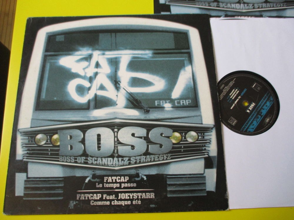 FATCAP LE TEMPS PASSE JOEY STARR BOSS MAXI VINYL CD et vinyles