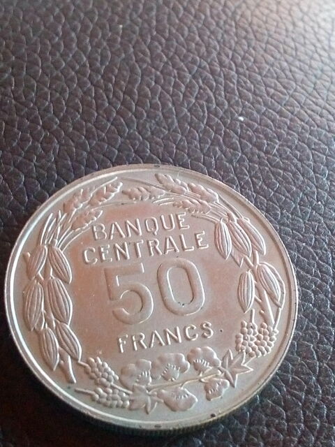 pice 50 francs banque centrale tat du CAMEROUN 1er 01 1960 5 Gabarret (40)