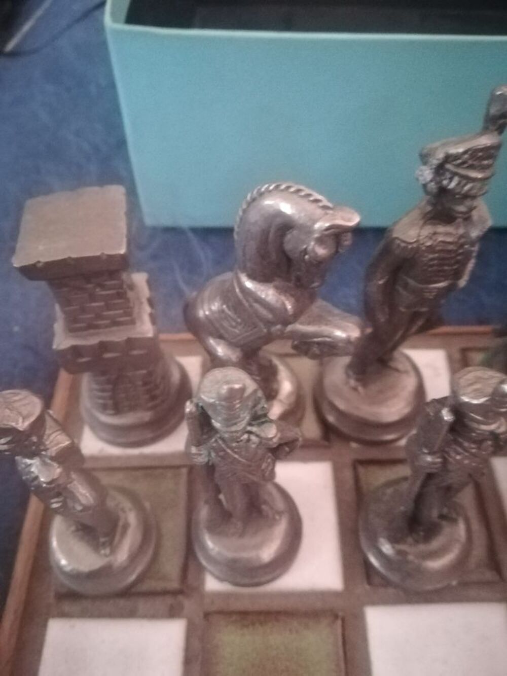  Jeu d'Echecs Napol&eacute;on en M&eacute;tal Massif Jeux / jouets