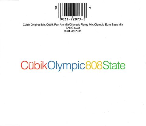 CD  808 State   -   Cu?bik / Olympic 6 Antony (92)