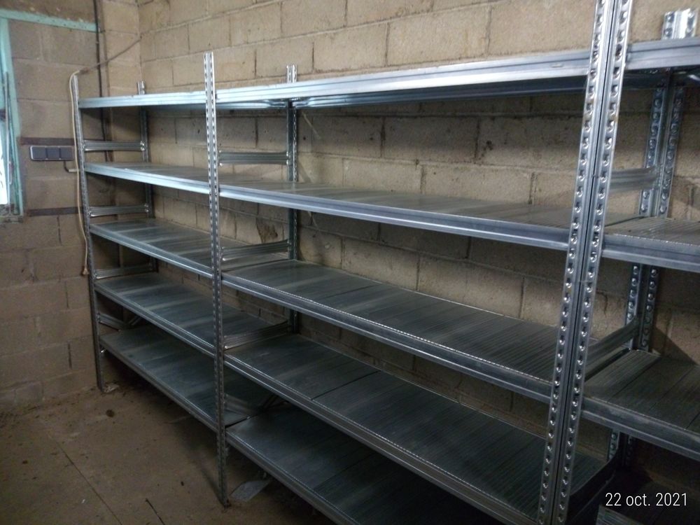 Etag&egrave;res professionnelles galvanis&eacute;es Galvastar 150 cm x 40 Bricolage