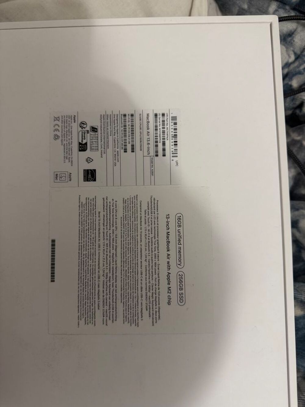 MacBook Air 2022 presque neuf Matériel informatique