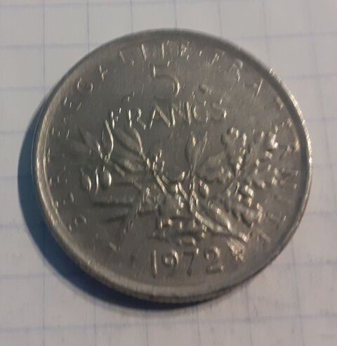 5 Francs 1972 2 Armentires (59)