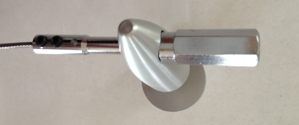 Tringle &agrave; rideaux acier avec embouts neuve Décoration