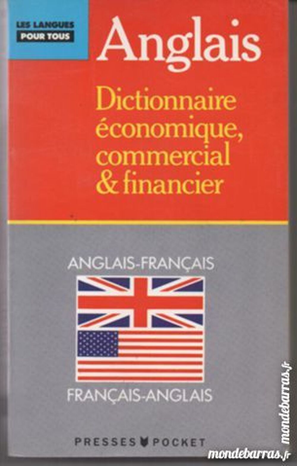 Dictionnaire de l'anglais &eacute;conomique Livres et BD