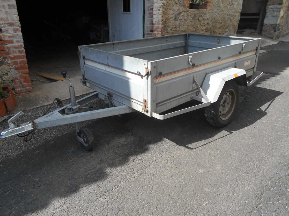 remorque ERKA basculante 500 kg Jardin