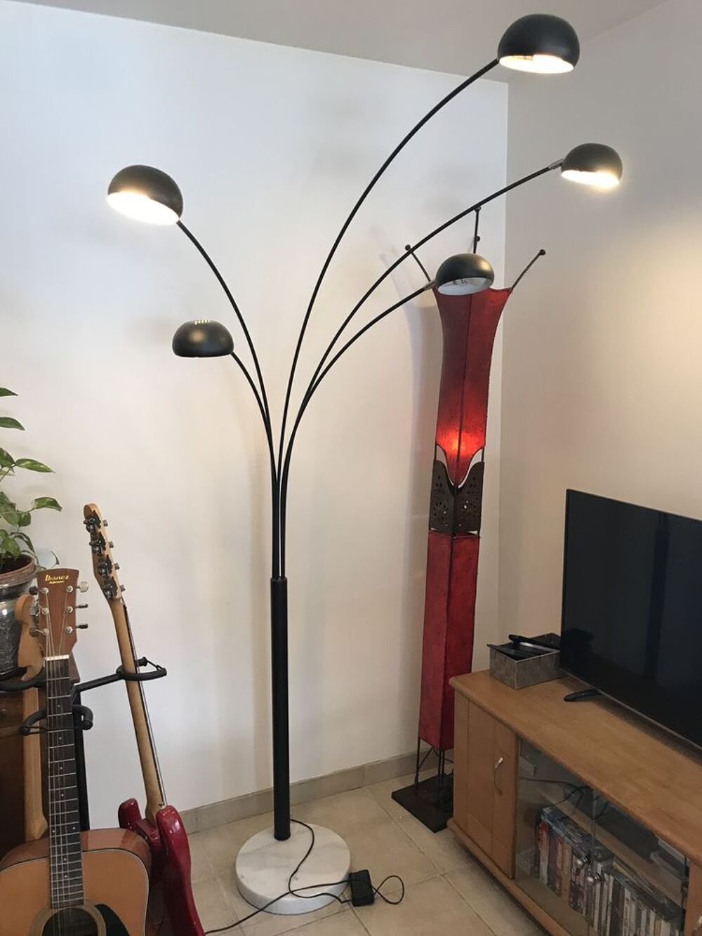 Lampadaire noir Décoration