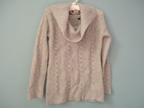 pull femme gris S ou 36 col roule hiver TBE 5 Brienne-le-Chteau (10)