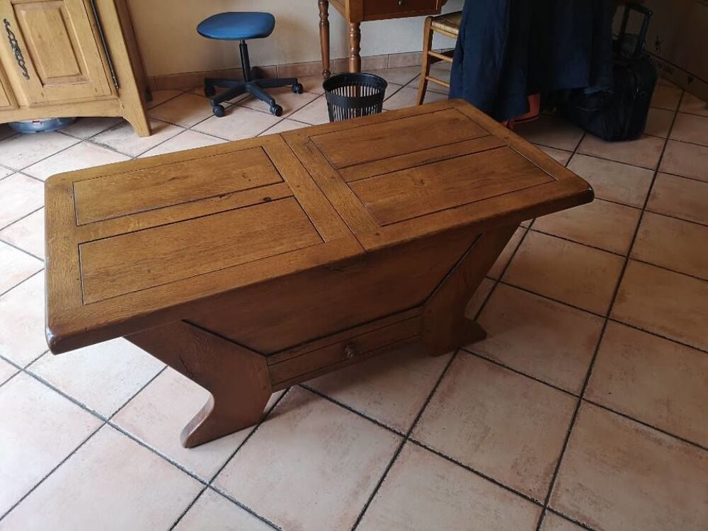 table basse en ch&ecirc;ne Meubles