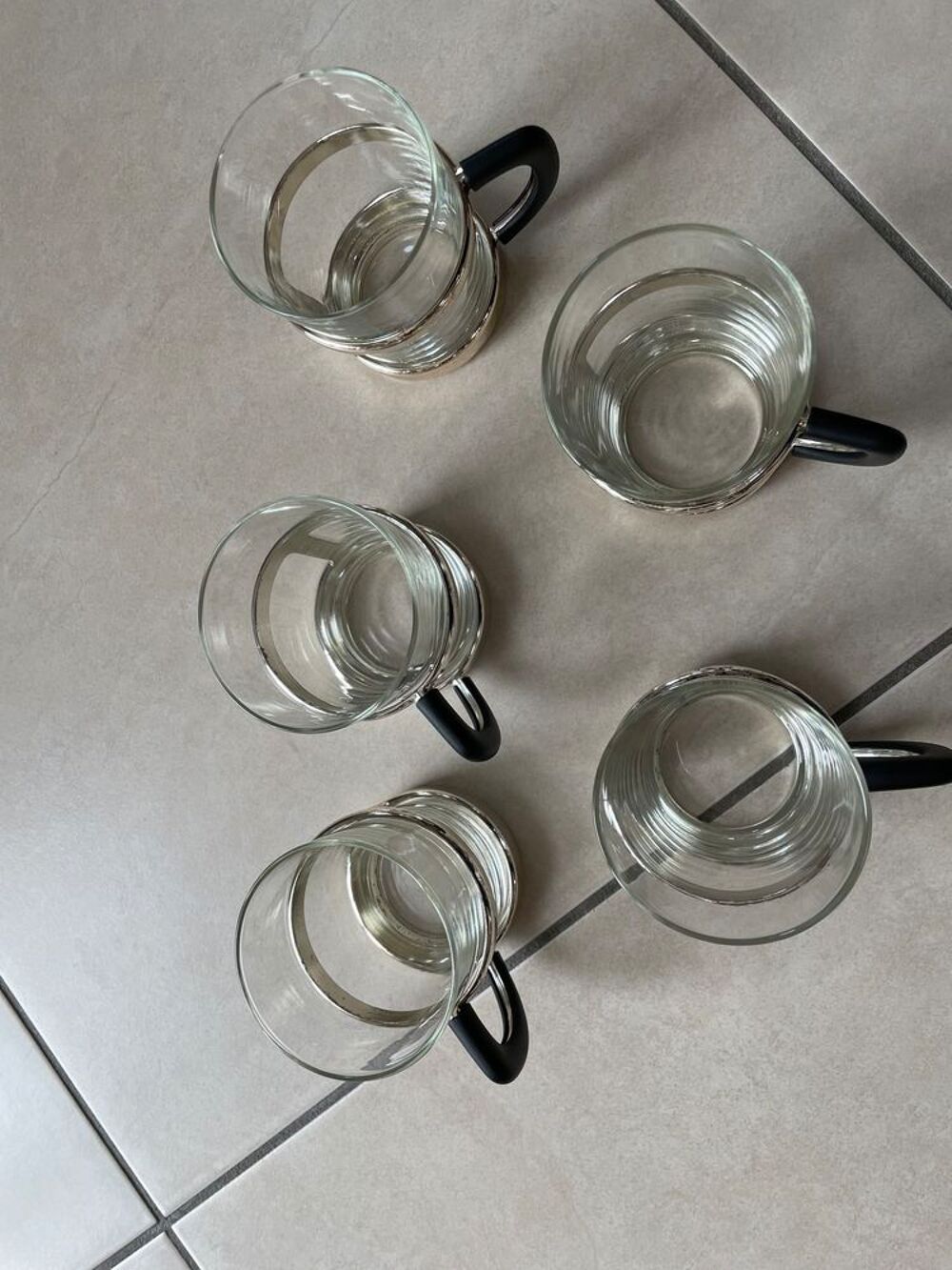 Service de mugs en verre Décoration