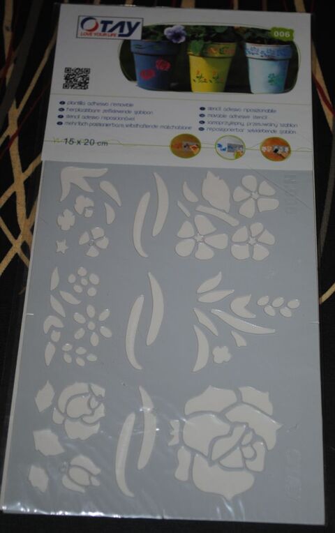 Pochoir adhsif Dcoration N5 8 Saint-Pierre-de-Buf (42)