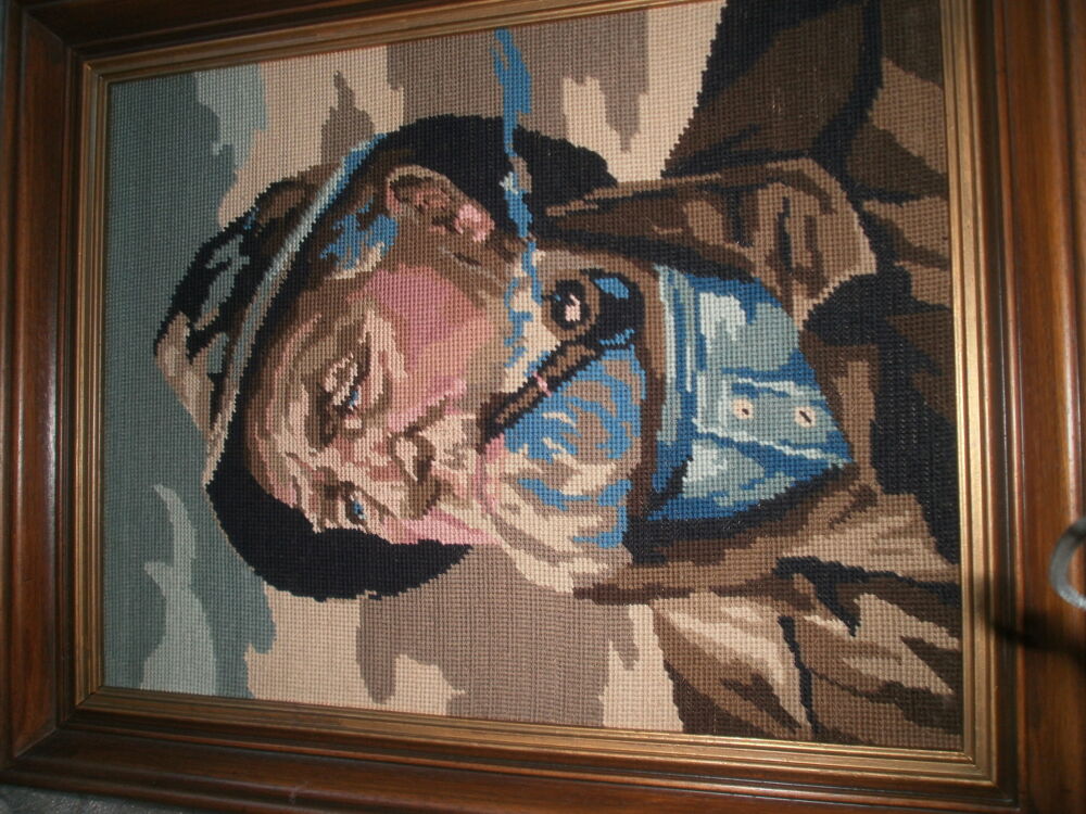 Tableaux canevas fais mains de mon Arri&egrave;re grand m&egrave;re Décoration