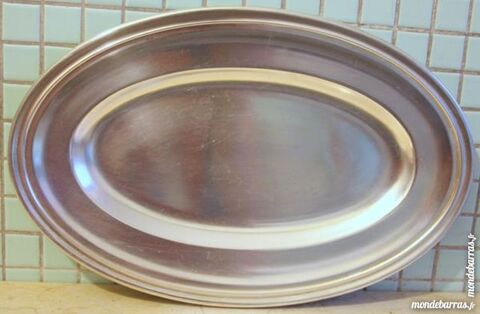 Plat métal argent 30 x 19 cm 30 Paris 14 (75)