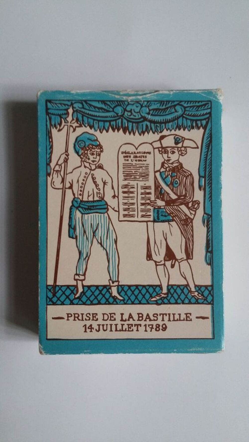 Jeu de cartes Dusserre : prise de la Bastille 