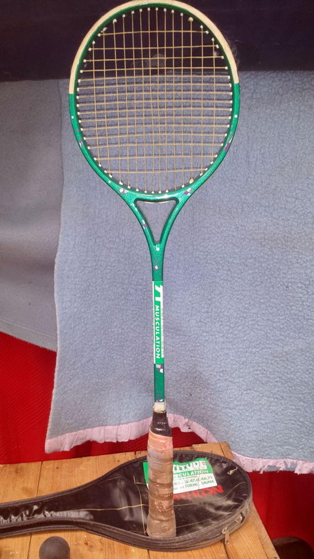 Raquette de squash d&eacute;cathlon vintage Sports