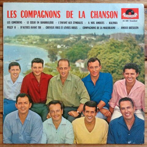 LES COMPAGNONS DE LA CHANSON - 33t / 25cm - BIEM 1962  5 Tourcoing (59)