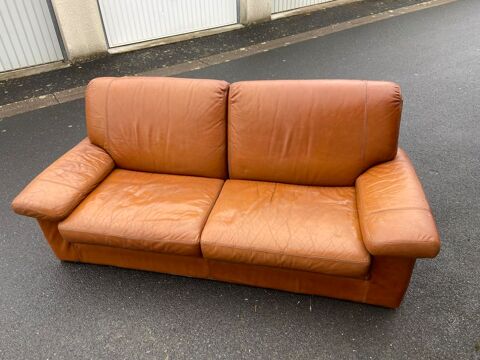 Canap� cuir 80 Courseulles-sur-Mer (14)