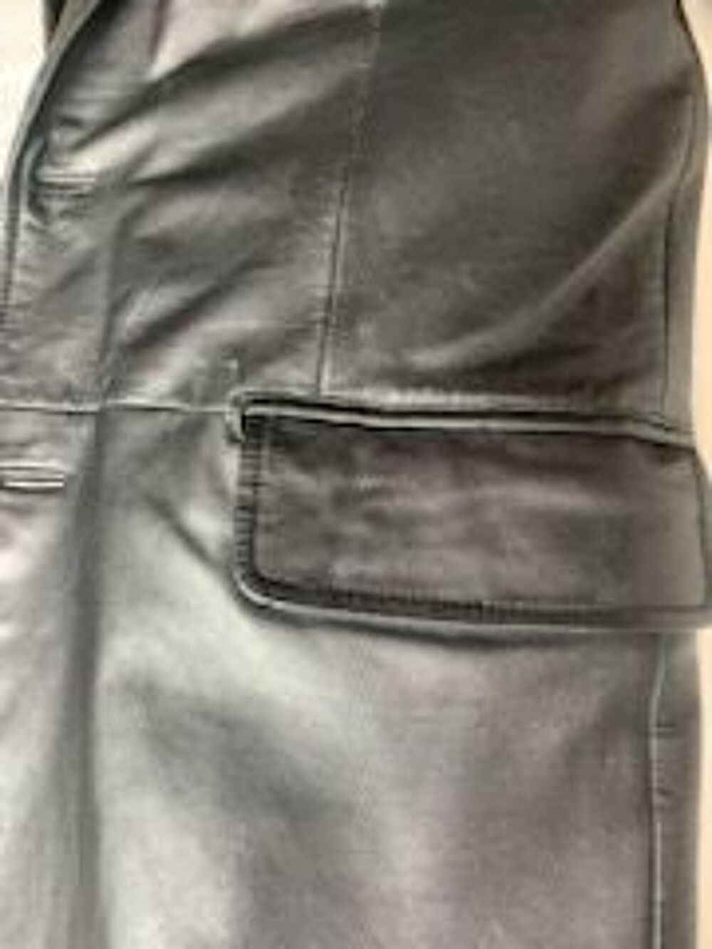 VESTE EN CUIR HOMME Vêtements