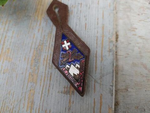 Insigne �maill� R�giment 2�me Artillerie  32 Loches (37)