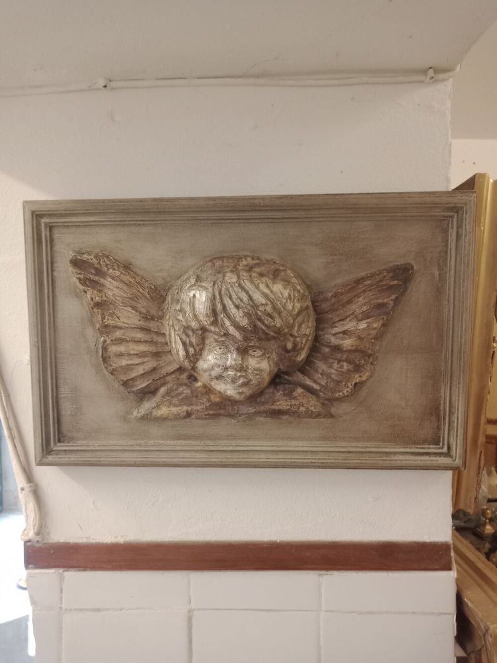 Tableau bas-relief d'&eacute;poque Décoration