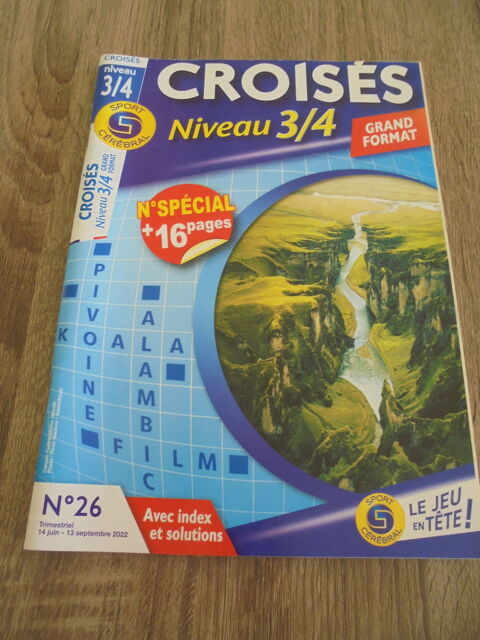 Mots crois�s... A vous de jouer (119) 3 Tours (37)