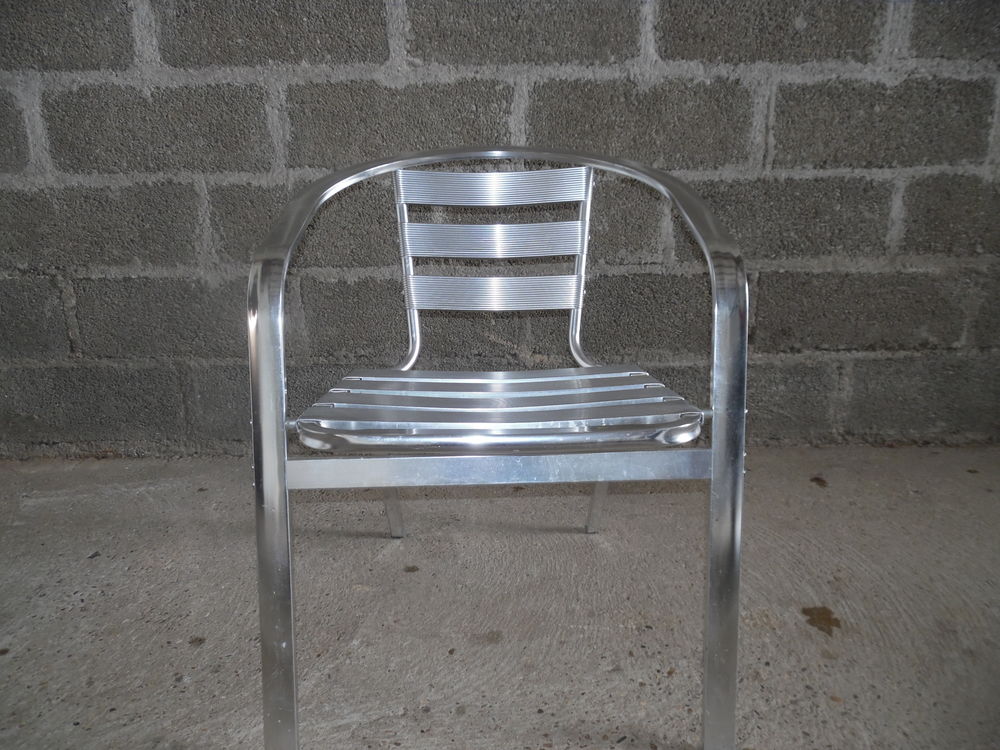 LOT DE 15 FAUTEUILS EN ALUMINIUM Jardin