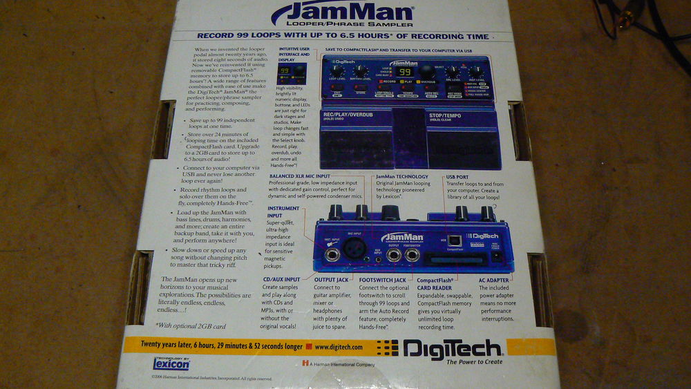 Jamman de DigiTech Instruments de musique