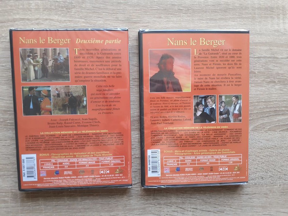 " NANS LE BERGER " 4 DVD neufs sous blister. DVD et blu-ray