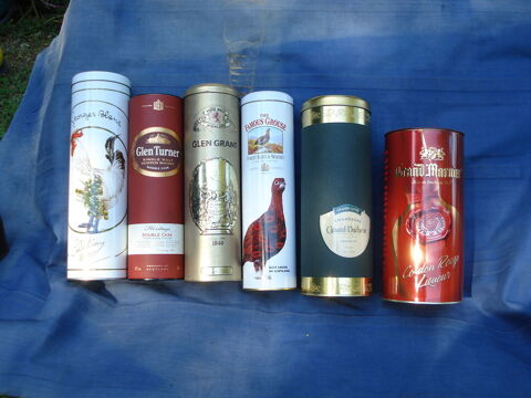 Lot de 10 Botes de whisky, champagne, cognac 5 Monnetier-Mornex (74)