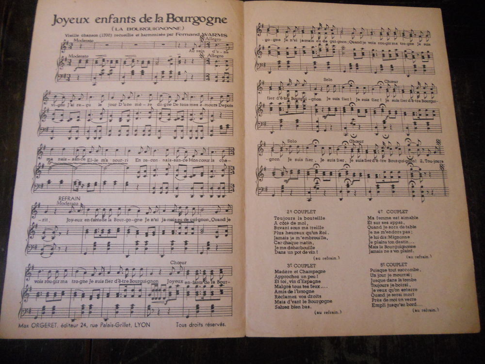 joyeux enfants de la Bourgogne ( la bourguignonne ) Livres et BD
