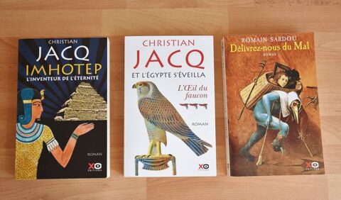 5 euros le roman. Christian Jacq. Romain Sardou. 5 Gujan-Mestras (33)